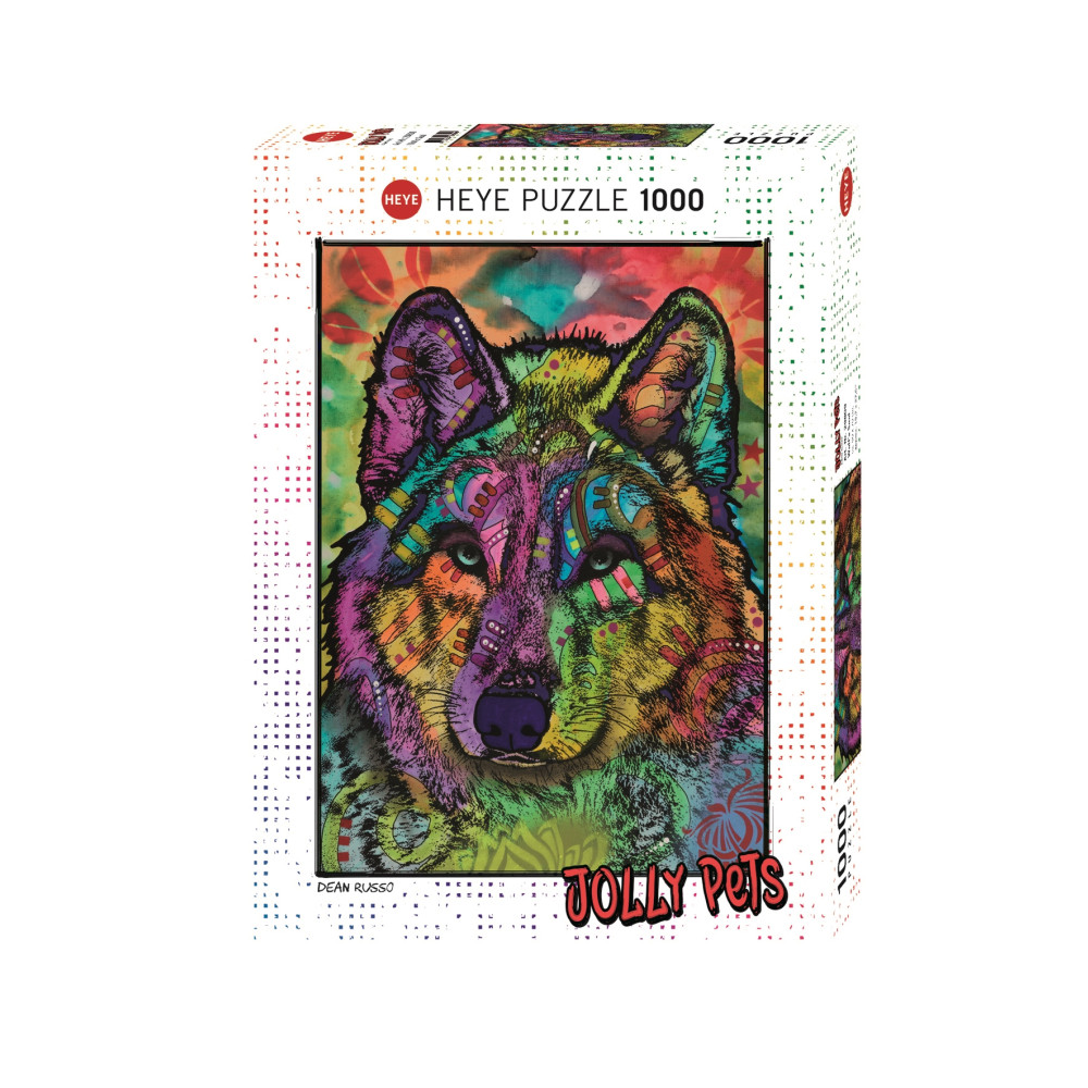Produktbild för Art Jolly Pets Wolf´s Soul, Pussel, 1000 bitar, Heye
