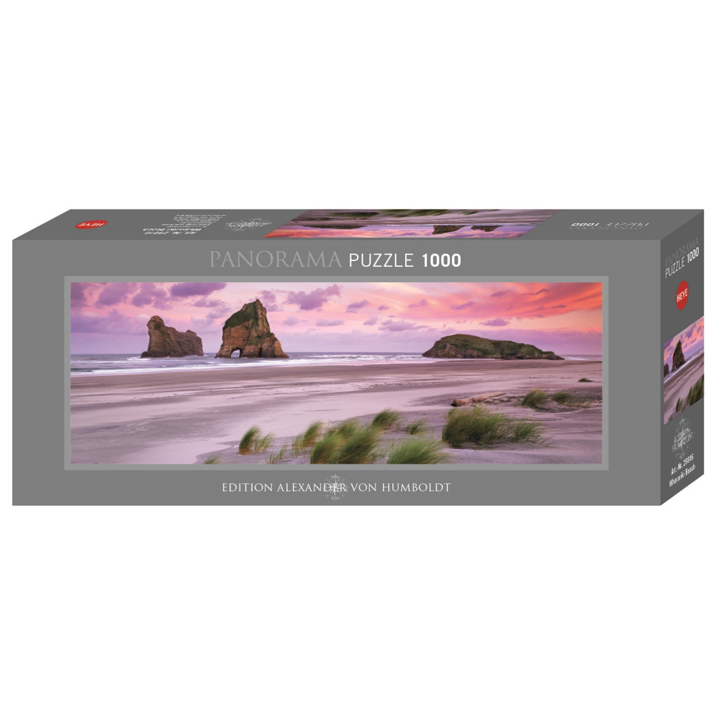 Produktbild för Panorama Humboldt Wharariki Beach, Pussel, 1000 bitar, Heye