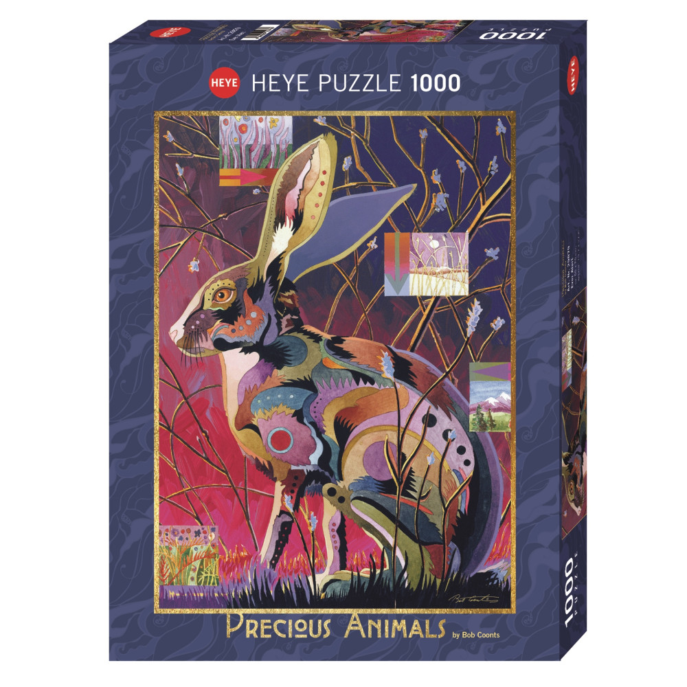 Produktbild för Fine Art Precoius Animals Ever Alert, Pussel, 1000 bitar, Heye