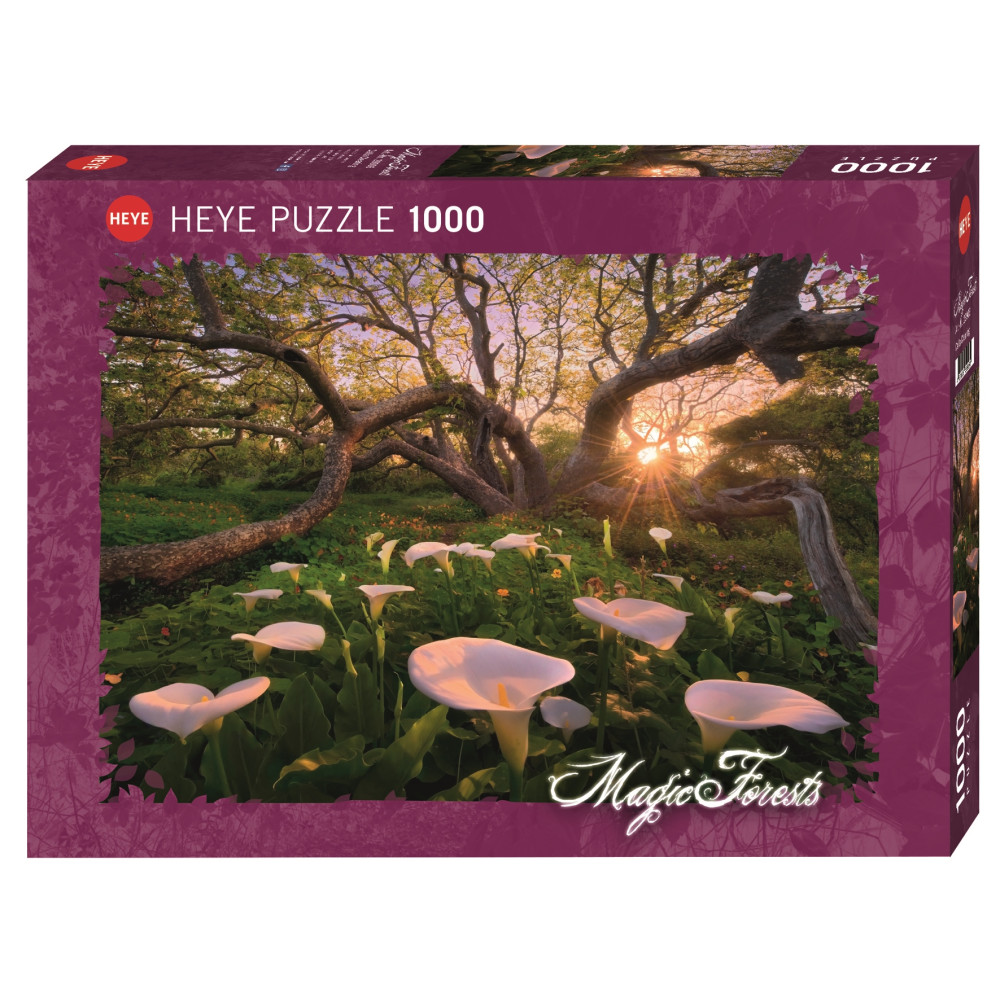 Produktbild för Magic Forests Calla Clearing, Pussel, 1000 bitar, Heye