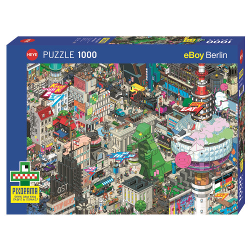 HEYE Cartoon Berlin Quest, Pussel, 1000 bitar, Heye
