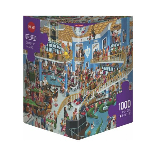 HEYE Triangular Oesterle, Chaotic Casino, Pussel, 1000 bitar, Heye