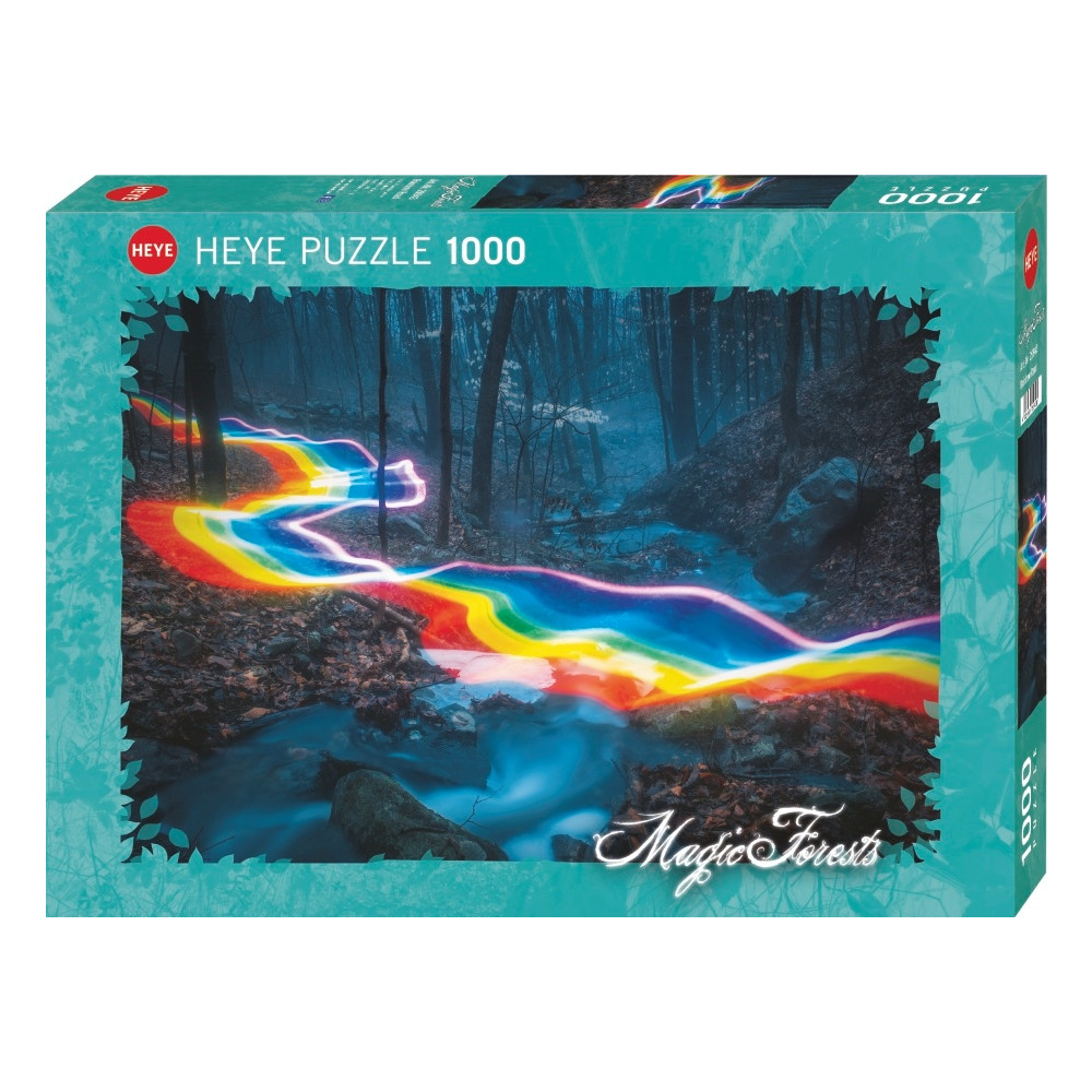 Produktbild för Magic Forests Rainbow Road, Pussel, 1000 bitar, Heye