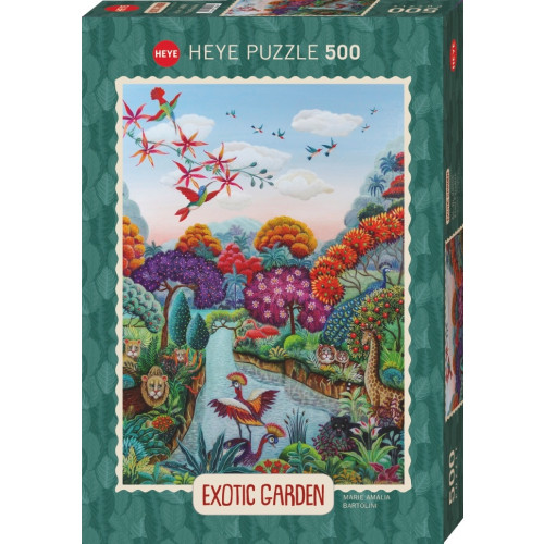 HEYE Art Exotic Garden Plant Paradise, Pussel, 500 bitar, Heye