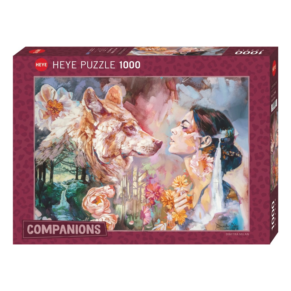 Produktbild för Fantasy Companions Shared River, Pussel, 1000 bitar, Heye