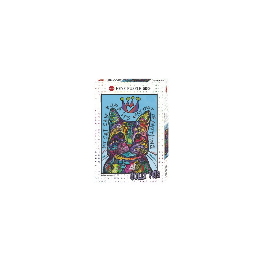 Produktbild för Art Jolly Pets My Cat Can Purr, Pussel, 500 bitar, Heye