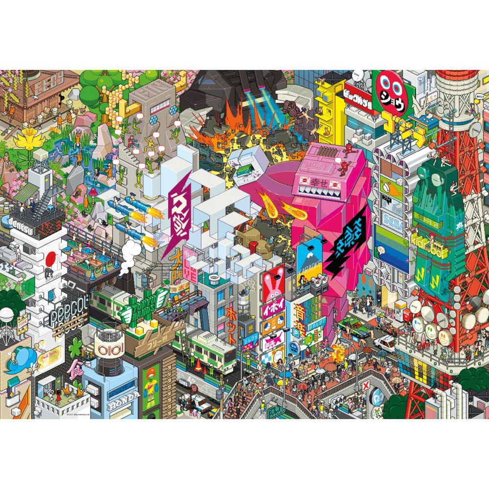 Produktbild för Heye Cartoon Tokyo Quest 1000