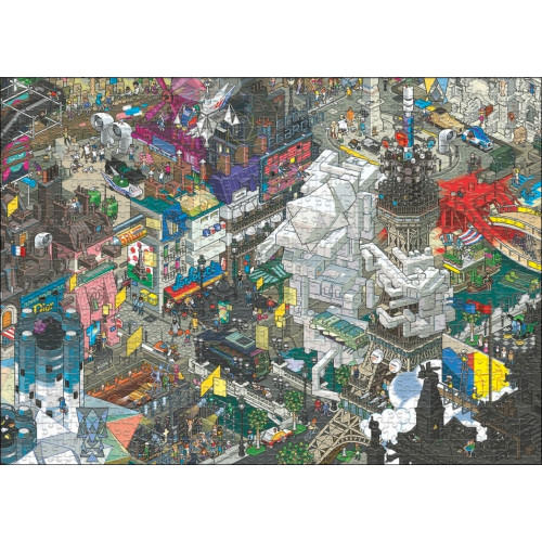 HEYE Cartoon Paris Quest, Pussel, 1000 bitar, Heye