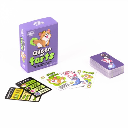 Professor Puzzle Card Games Queen of Farts (English)