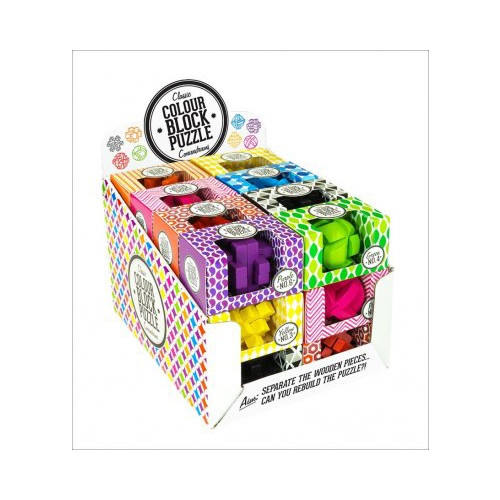 Professor Puzzle Display Color Blocks Puzzle (24)