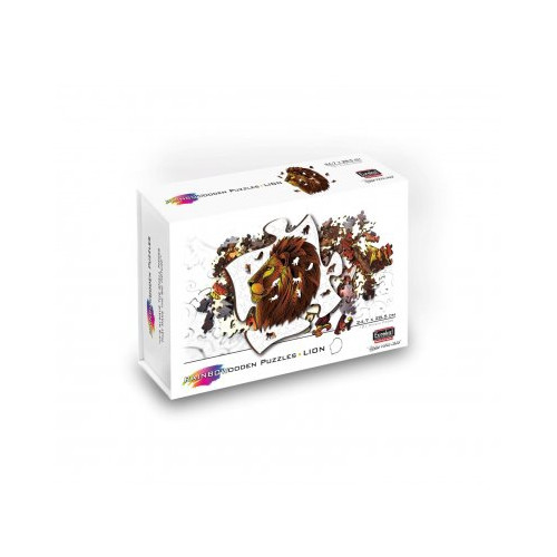 eureka Rainbow Wooden Puzzle Lion (121 b)