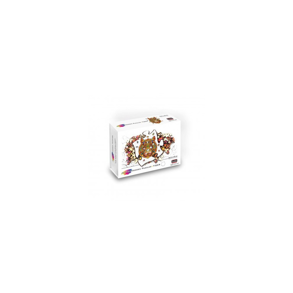 Produktbild för Rainbow Wooden Puzzle Tiger (139 b)