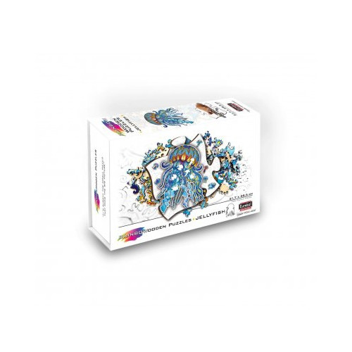 eureka Rainbow Wooden Puzzle Jellyfish (106 b)