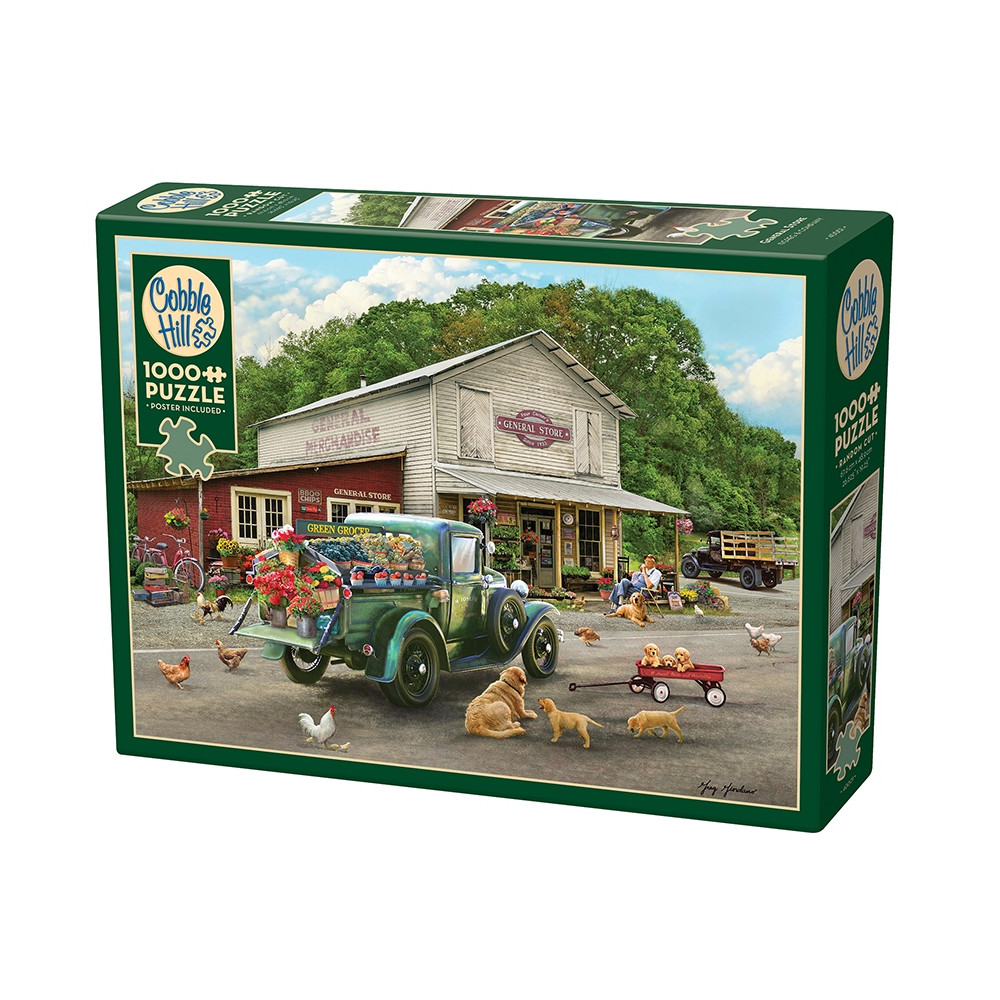 Produktbild för General Store, Pussel, 1000 bitar, Cobble Hill