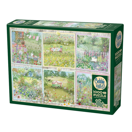 Cobble Hill Cottage Gardens, Pussel, 1000 bitar, Cobble Hill