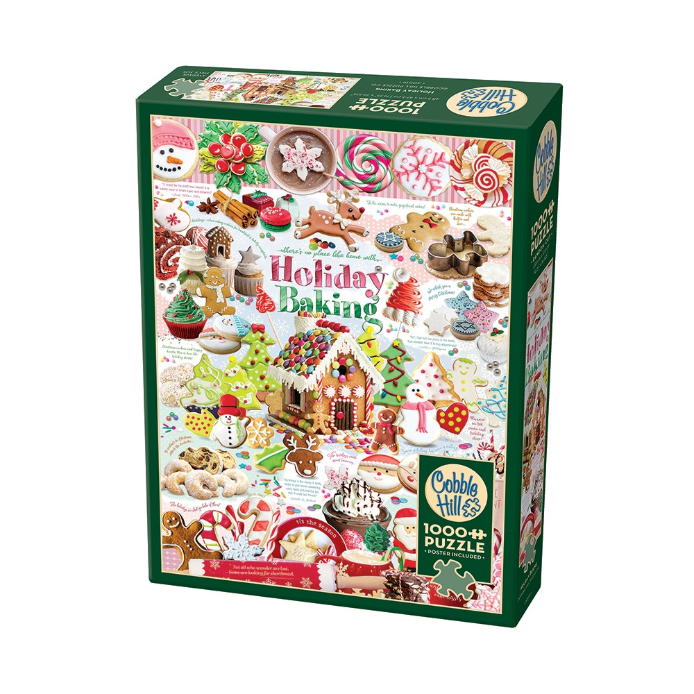 Produktbild för Holiday Baking, Pussel, 1000 bitar, Cobble Hill