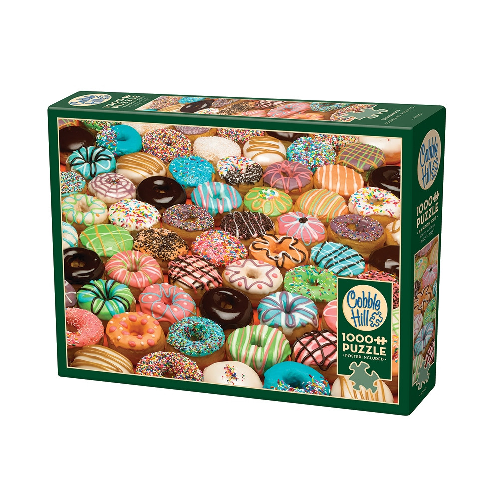 Produktbild för Doughnuts, Pussel, 1000 bitar, Cobble Hill