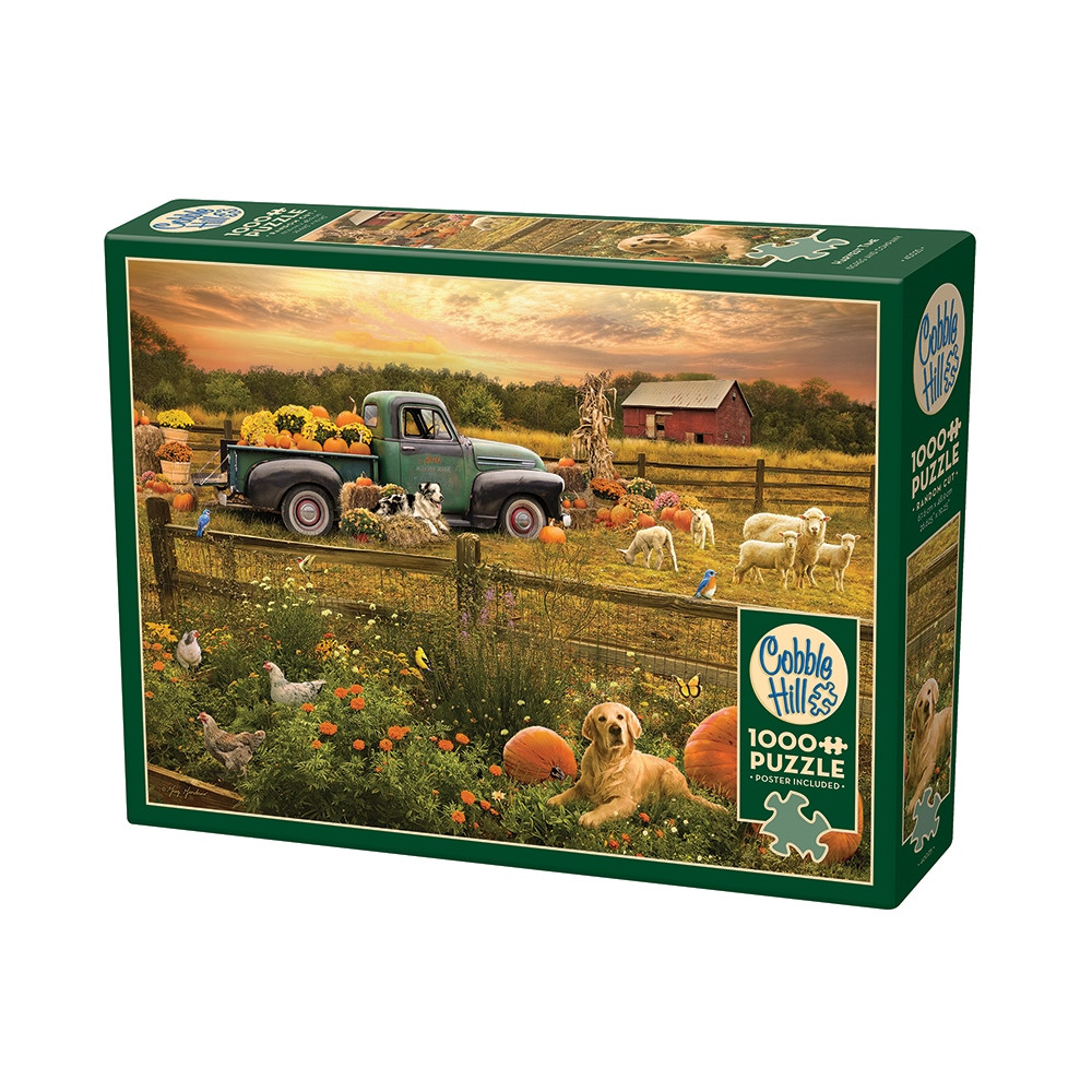 Produktbild för Harvest Time, Pussel, 1000 bitar, Cobble Hill