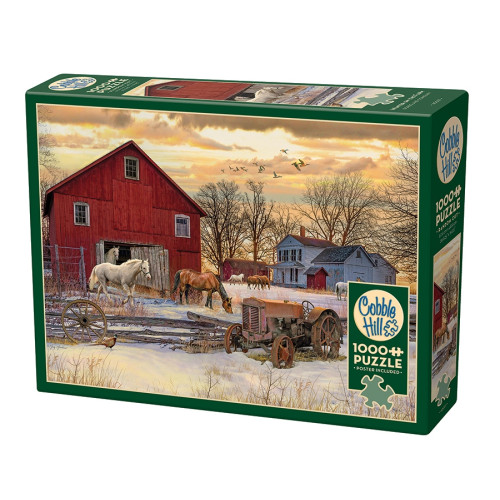 Cobble Hill Winter on the Farm, Pussel, 1000 bitar, Cobble Hill