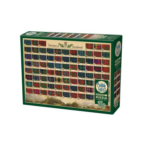 Cobble Hill Tartans of Scotland, Pussel, 1000 bitar, Cobble Hill