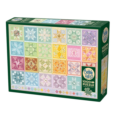 Cobble Hill Star Quilt Seasons, Pussel, 1000 bitar, Cobble Hill