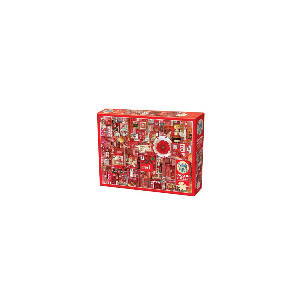 Produktbild för Red, Pussel, 1000 bitar, Cobble Hill