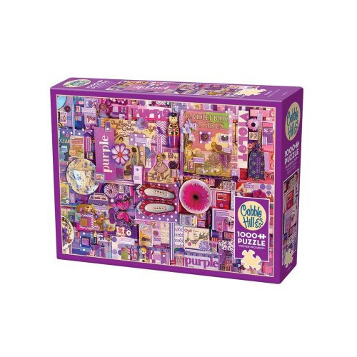 Cobble Hill Purple, Pussel, 1000 bitar, Cobble Hill