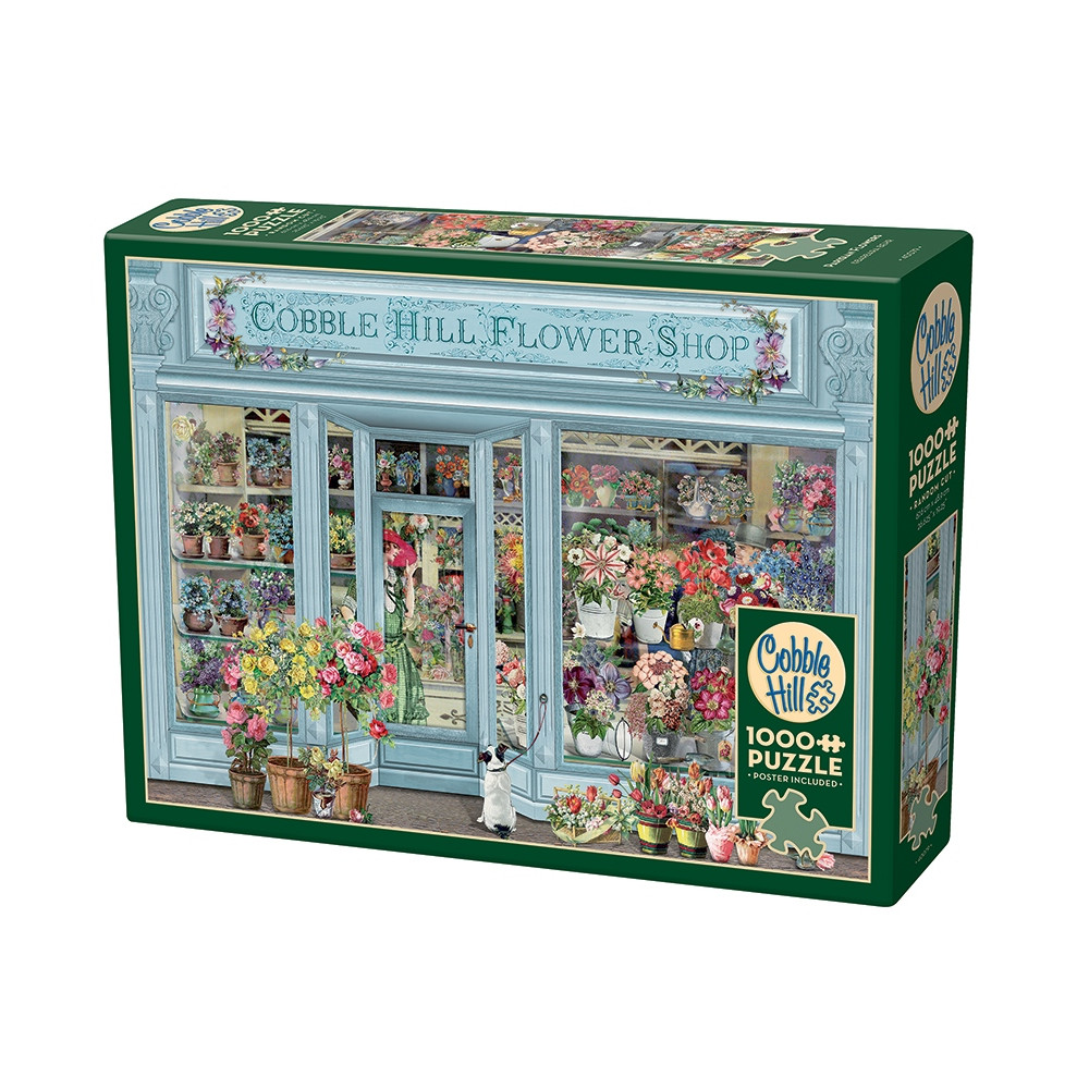Produktbild för Parisian Flowers, Pussel, 1000 bitar, Cobble Hill