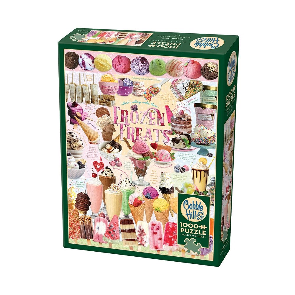 Produktbild för Frozen Treats, Pussel, 1000 bitar, Cobble Hill