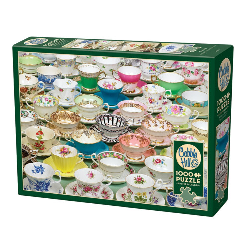 Cobble Hill Teacups, Pussel, 1000 bitar, Cobble Hill