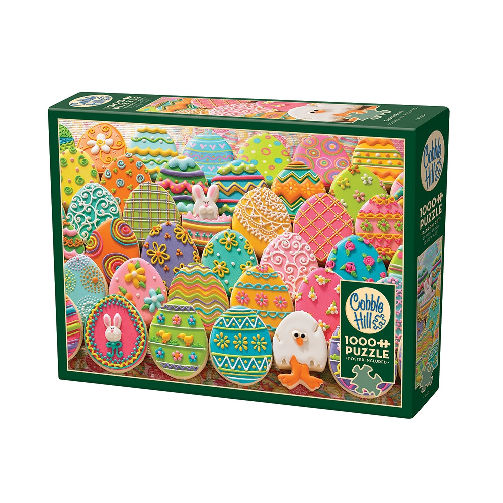 Produktbild för Easter Eggs, Pussel, 1000 bitar, Cobble Hill