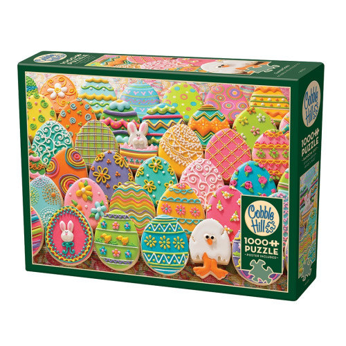 Cobble Hill Easter Eggs, Pussel, 1000 bitar, Cobble Hill