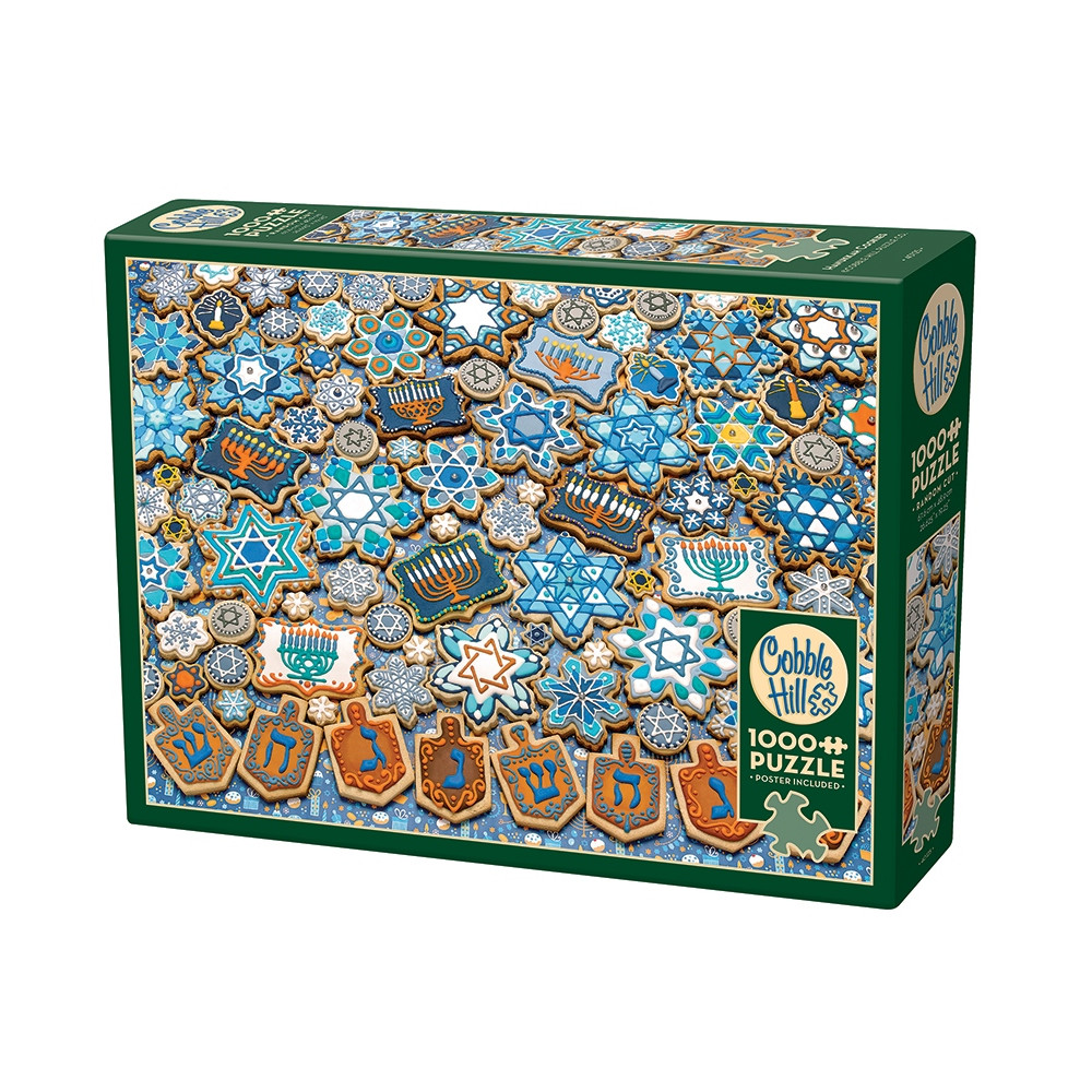 Produktbild för Hanukkah Cookies, Pussel, 1000 bitar, Cobble Hill