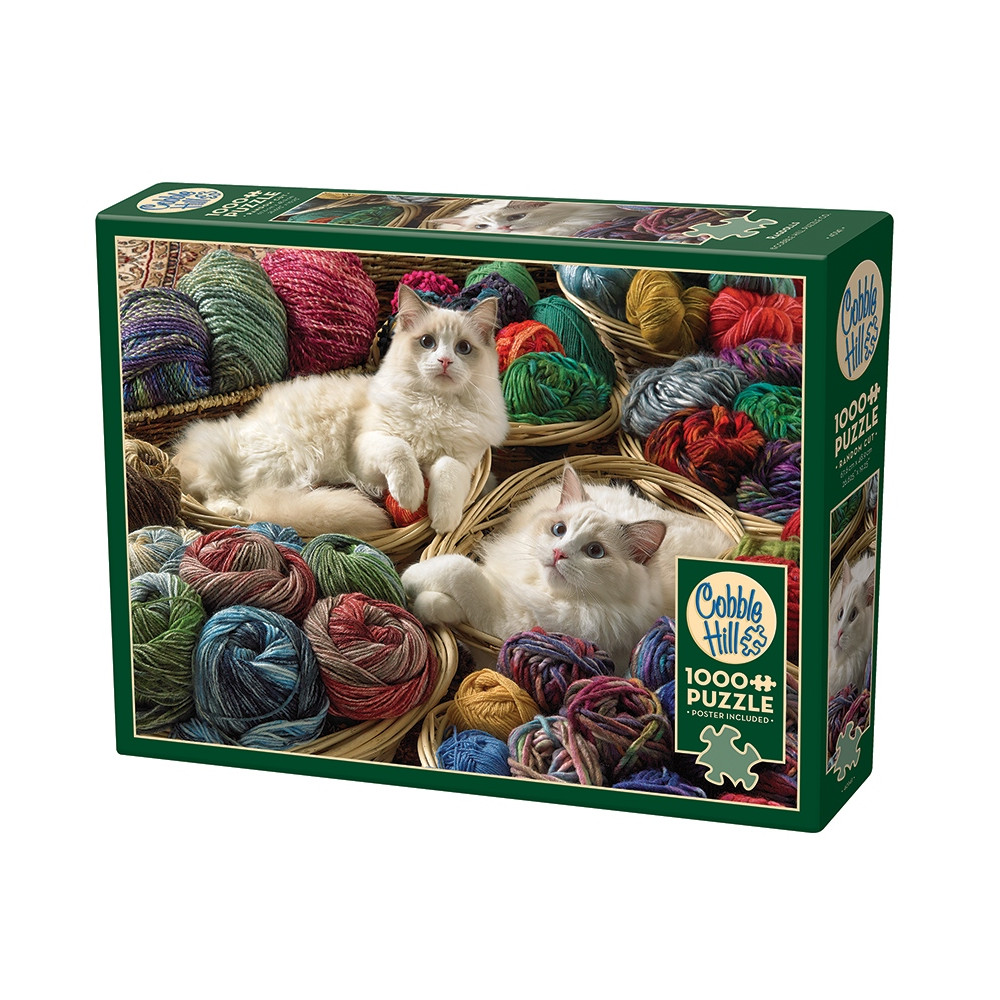 Produktbild för Ragdolls, Pussel, 1000 bitar, Cobble Hill