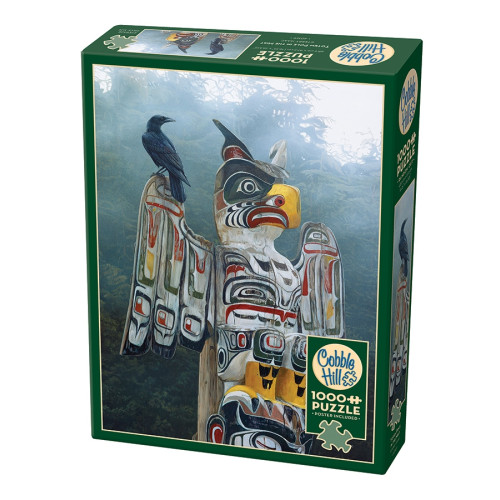 Cobble Hill Totem Pole in the Mist, Pussel, 1000 bitar, Cobble Hill
