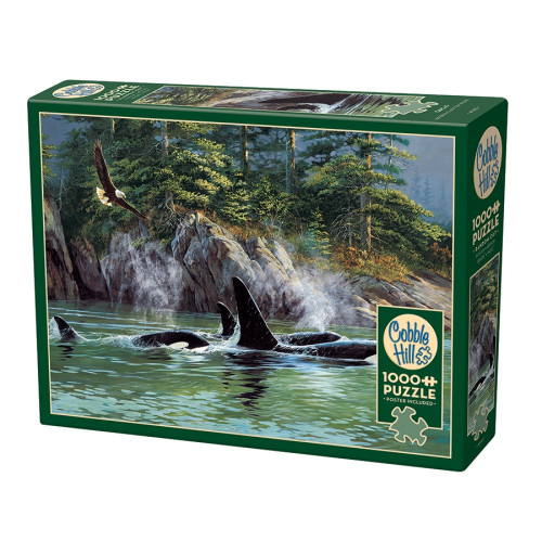 Cobble Hill Orcas, Pussel, 1000 bitar, Cobble Hill