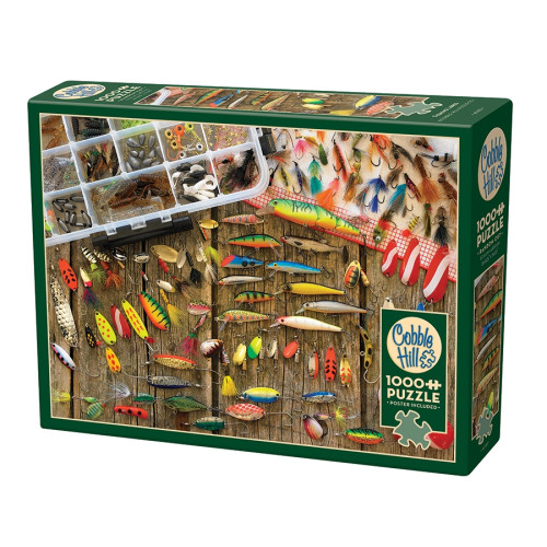 Cobble Hill Fishing Lures, Pussel, 1000 bitar, Cobble Hill