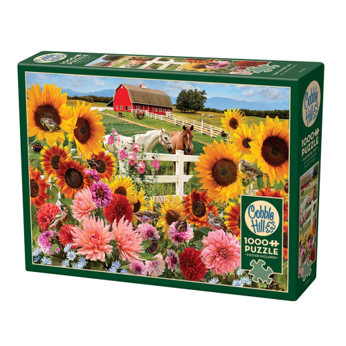 Cobble Hill Sunflower Farm, Pussel, 1000 bitar, Cobble Hill