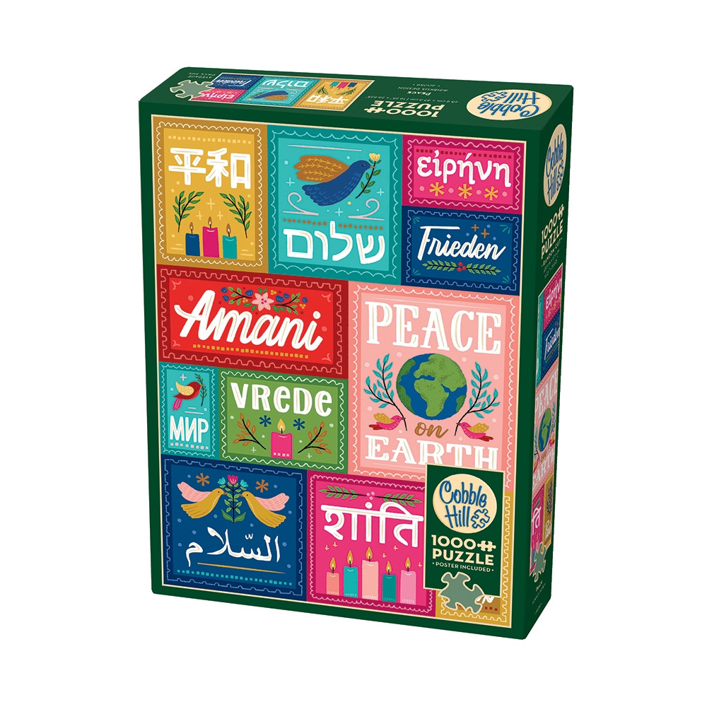 Produktbild för Peace, Pussel, 1000 bitar, Cobble Hill