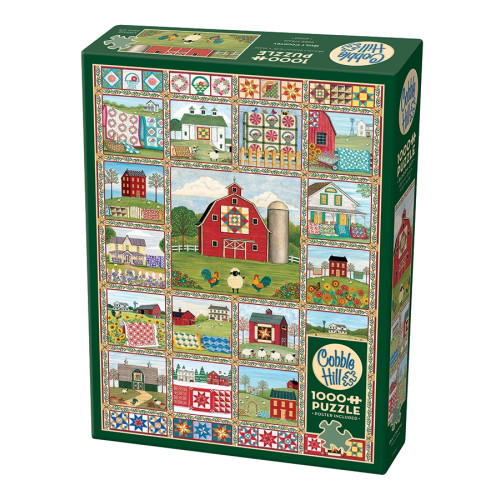 Cobble Hill Quilt Country, Pussel, 1000 bitar, Cobble Hill