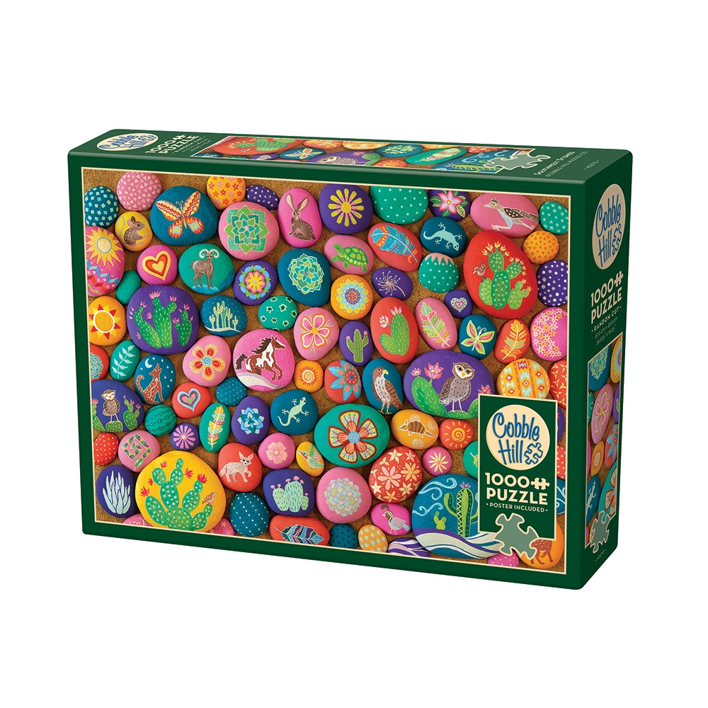 Produktbild för Southwest Stones, Pussel, 1000 bitar, Cobble Hill