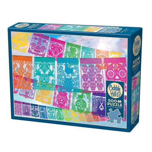 Cobble Hill Papel Picado, Pussel, 500 bitar, Cobble Hill