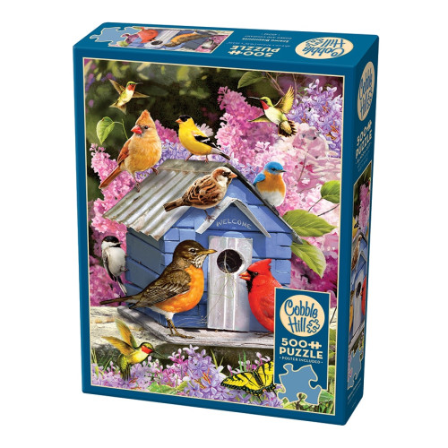 Cobble Hill Spring Birdhouse, Pussel, 500 bitar, Cobble Hill