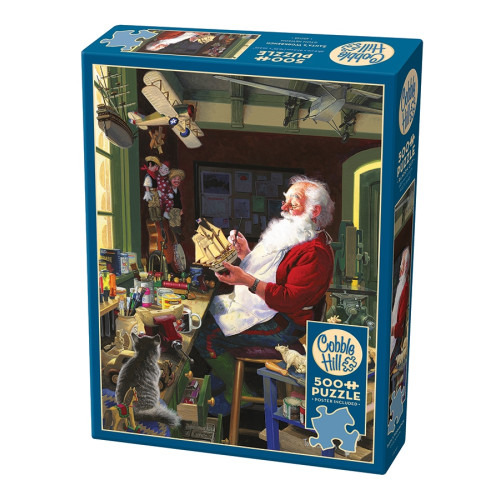 Cobble Hill Santa's Workbench, Pussel, 500 bitar, Cobble Hill