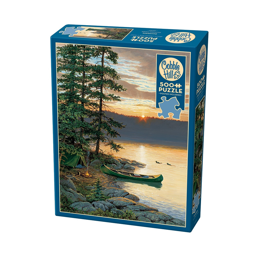 Produktbild för Canoe Lake, Pussel, 500 bitar, Cobble Hill