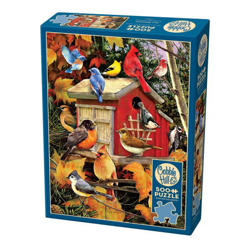 Cobble Hill Fall Birdhouse, Pussel, 500 bitar, Cobble Hill