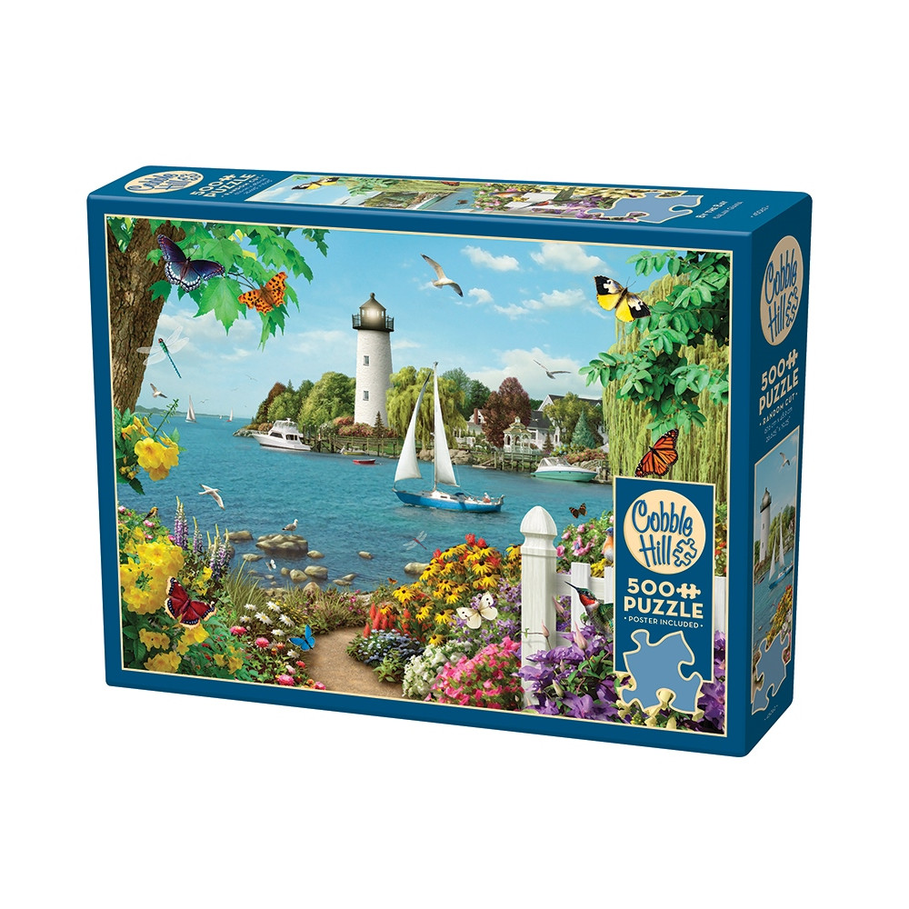 Produktbild för By the Bay, Pussel, 500 bitar, Cobble Hill