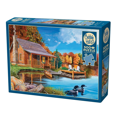 Cobble Hill Loon Lake, Pussel, 500 bitar, Cobble Hill