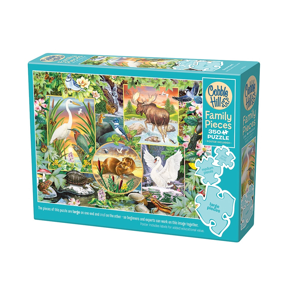 Produktbild för River Magic, Pussel, 350 bitar, Cobble Hill