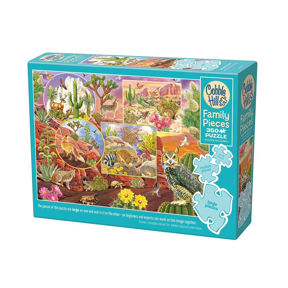 Produktbild för Desert Magic, Pussel, 350 bitar, Cobble Hill